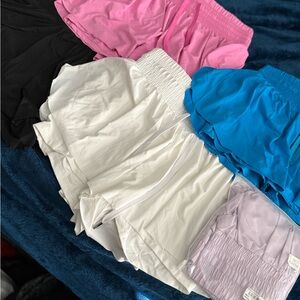 **Sold** Viral TikTok Drawstring Thick Band Flowy Shorts  with Pocket.